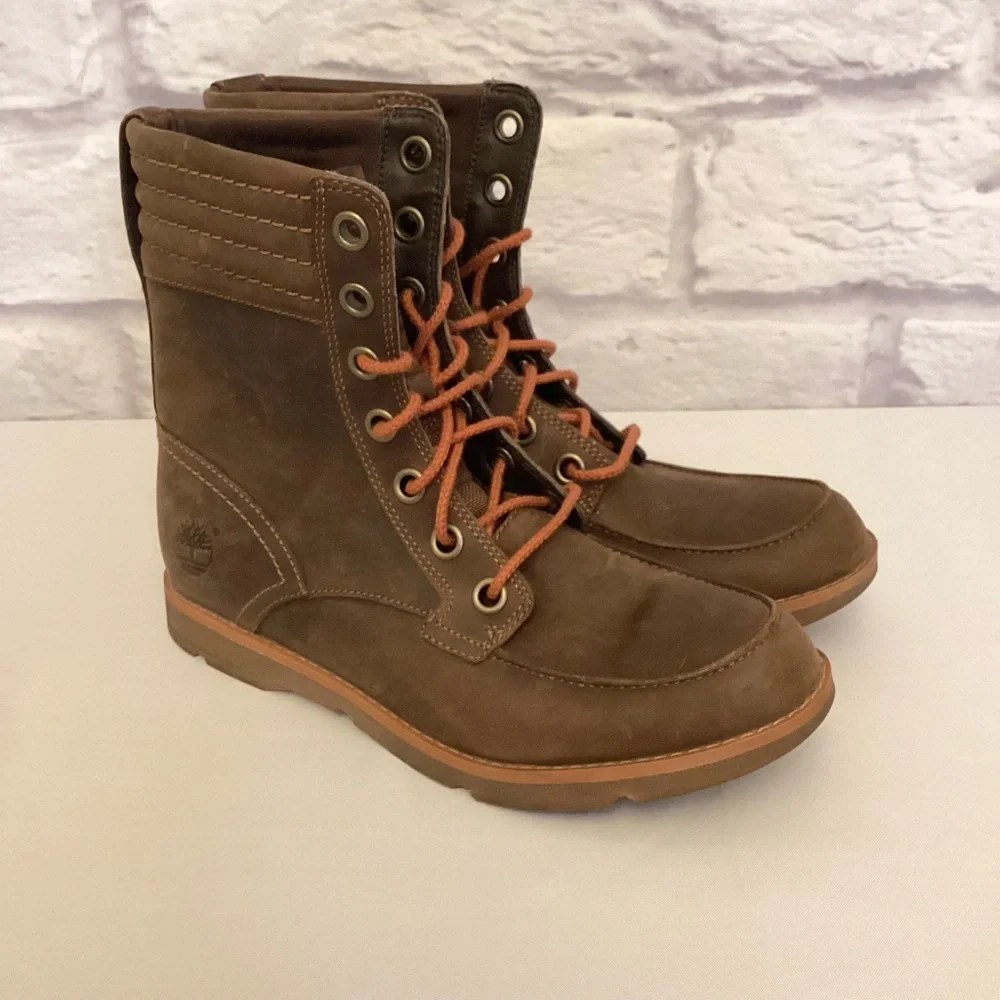 Timberland 6 Sumter A11S1 Women’s Full Grain Leather Hiking Boots Brown Lace Up